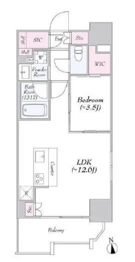Ｌｏｇ浅草ｗｅｓｔ 8階 40.25㎡