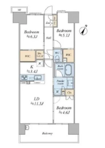 プレミスト東京王子 15階 70.04㎡