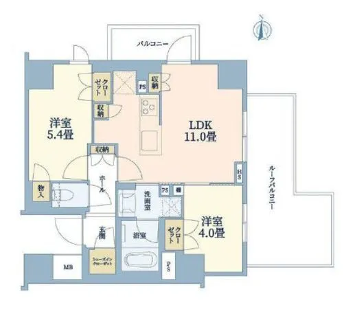 サンウッドテラス東京尾久 5階 49.59㎡