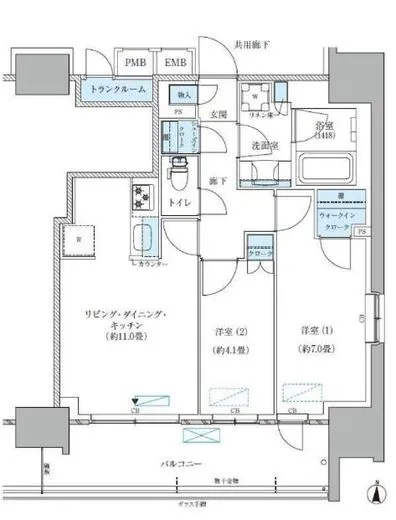 パークアクシス西大島コンフォートスクエア 1307