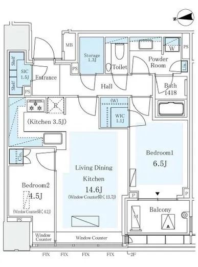 パークコートザ・三番町ハウス 3階 67.39㎡