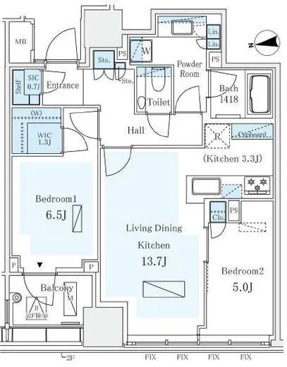 パークコートザ・三番町ハウス 3階 63.11㎡
