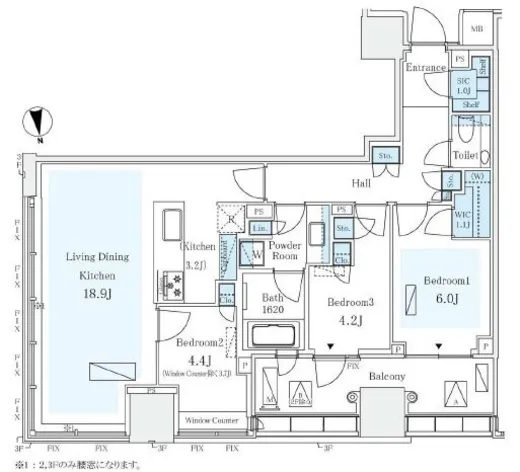 パークコートザ・三番町ハウス 3階 81.21㎡