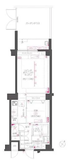 ZOOM下丸子 1階 38.15㎡