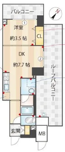 ZOOM下丸子 4階 30.85㎡