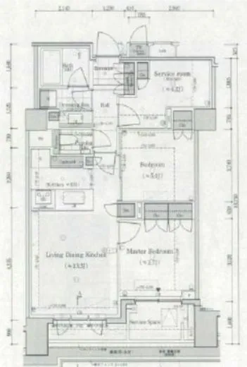パークホームズ三軒茶屋一丁目 1階 63.36㎡