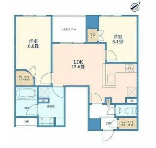 ウィルローズ築地 10階 57.87㎡