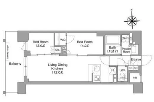 コンフォリア・リヴ大森西 208