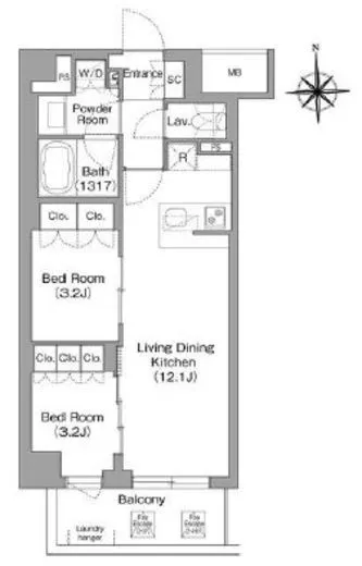コンフォリア・リヴ大森西 210