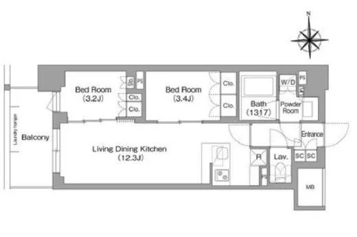 コンフォリア・リヴ大森西 205