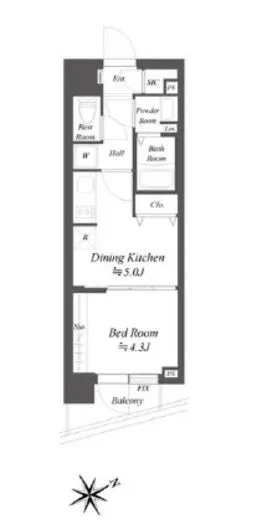 ブランシエスタ品川大井町パークエッジ 409