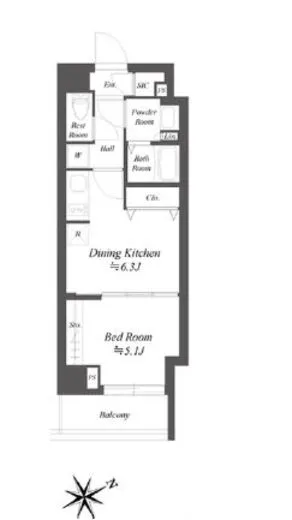 ブランシエスタ品川大井町パークエッジ 106