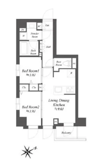 ブランシエスタ品川大井町パークエッジ 602