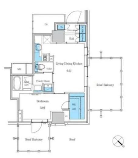 パークアクシス滝野川ラ　ブリーズ 1607