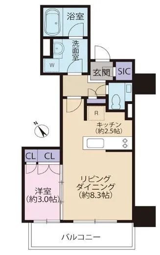 品川タワーレジデンス 4階 36.09㎡
