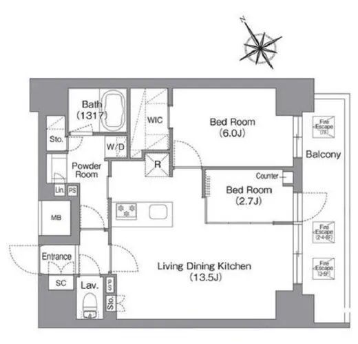 バウスフラッツ蔵前 603