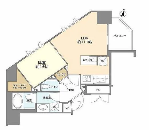ジオ西新宿ツインレジデンス 9階 40.41㎡