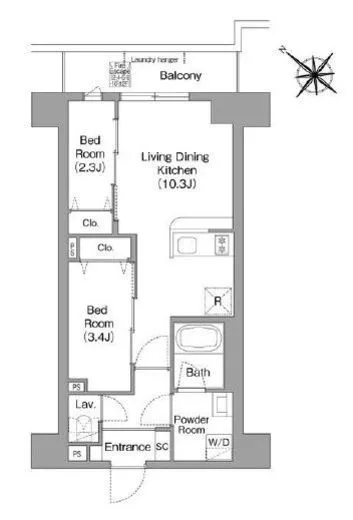 コンフォリア・リヴ豊洲キャナル 1206