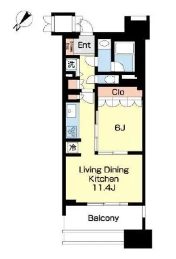 晴海テラス 12階 42.9㎡