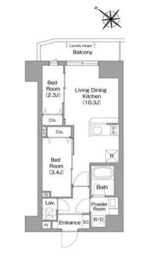 コンフォリア・リヴ豊洲キャナル 1006