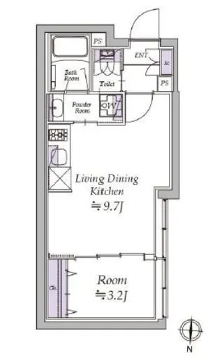 アトリオフラッツ清澄白河 201