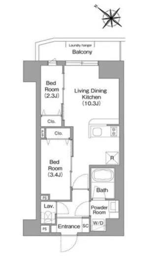 コンフォリア・リヴ豊洲キャナル 309