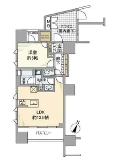 グランレ・ジェイド渋谷富ヶ谷 9階 47.71㎡