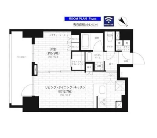 ステージグランデ台東根岸アジールコート 9階 44.41㎡