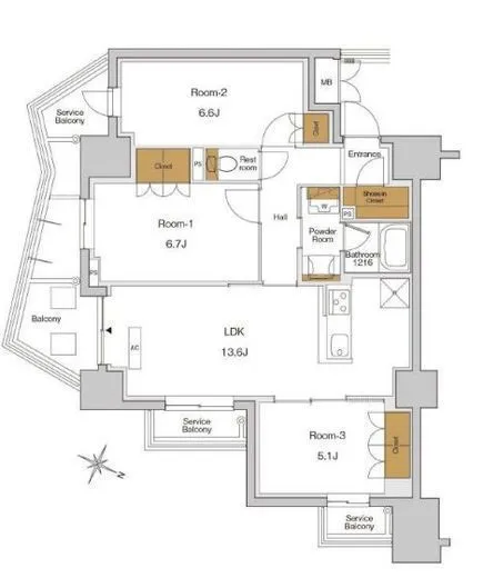 RJRプレシア東十条ガーデン 813