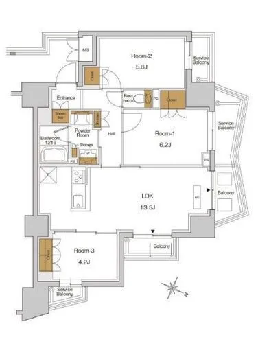 RJRプレシア東十条ガーデン 1019