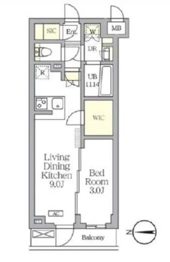 アジールコート都立大学 312