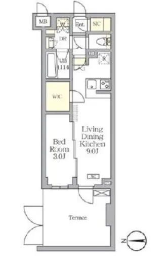 アジールコート都立大学 101