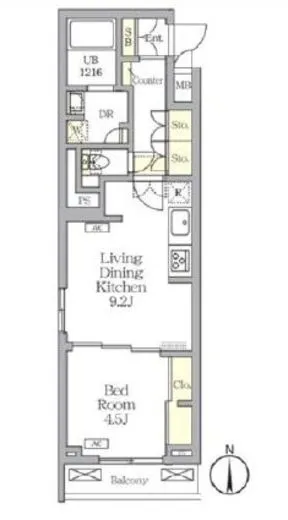 アジールコート都立大学 308