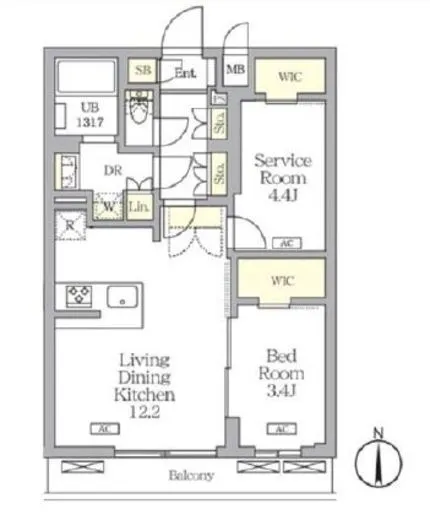 アジールコート都立大学 304
