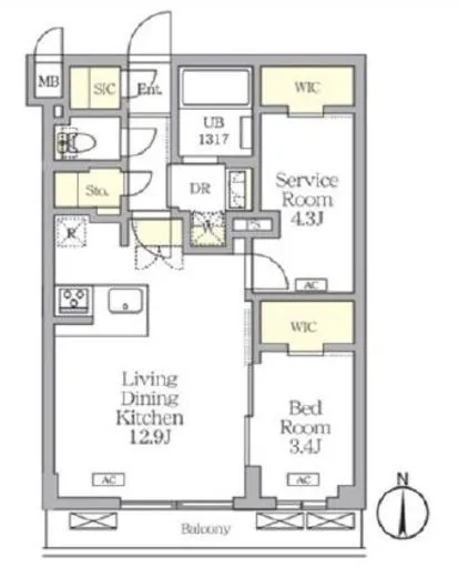 アジールコート都立大学 302