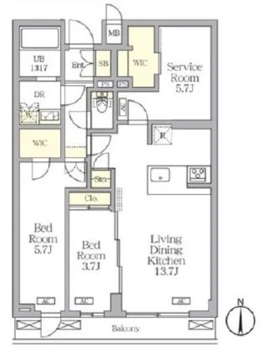 アジールコート都立大学 305