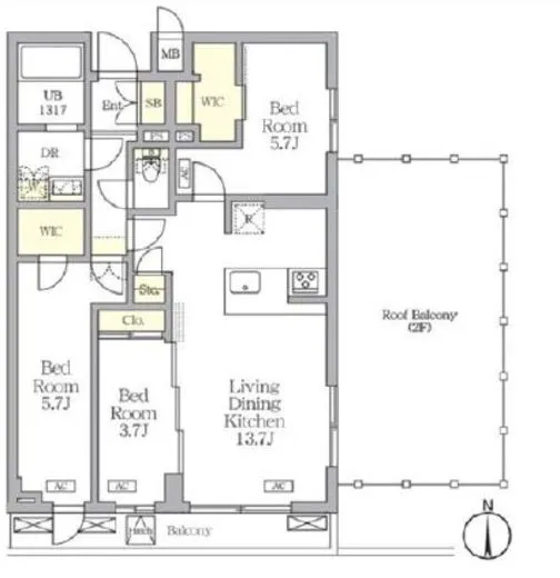 アジールコート都立大学 401