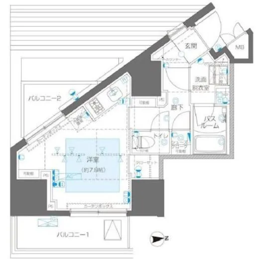 ZOOM信濃町 8階 29.48㎡