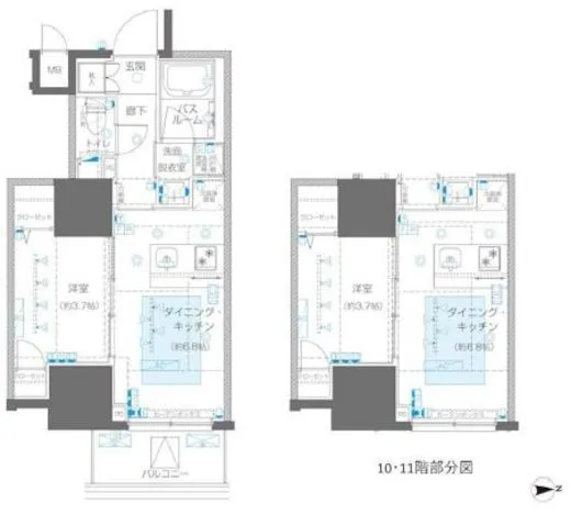 ZOOM信濃町 8階 31.14㎡