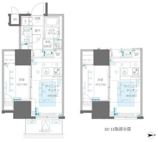 ZOOM信濃町 11階 31.14㎡