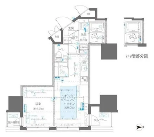 ZOOM信濃町 8階 31.81㎡