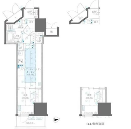ZOOM信濃町 11階 32.1㎡