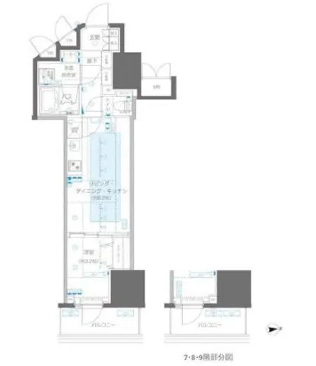 ZOOM信濃町 7階 34.41㎡