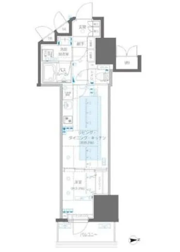 ZOOM信濃町 6階 34.41㎡