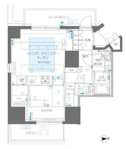 ZOOM信濃町 7階 44.12㎡