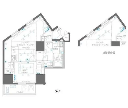 ZOOM信濃町 11階 44.97㎡