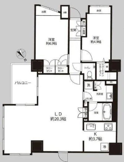 グローリオ蘆花公園 7階 79.16㎡