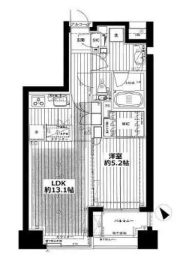 藤和シティホームズ武蔵小山駅前 7階 45.85㎡