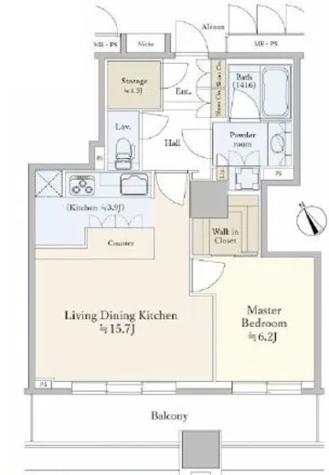 シティタワー大崎ステーションフロント 15階 55.66㎡