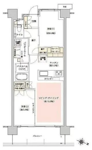 プレミスト志村三丁目 5階 58.57㎡